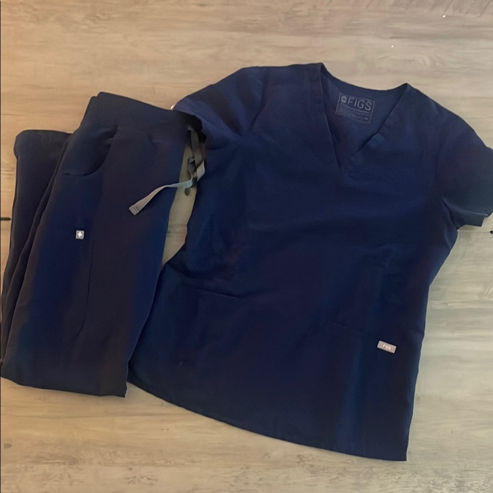 Figs Blue Medical Scrub Pants